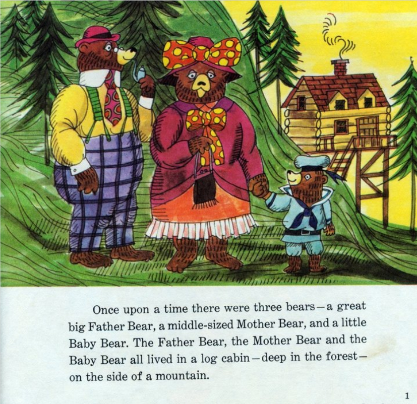 Goldilocks and the 3 Bears (03),绘本,绘本故事,绘本阅读,故事书,童书,图画书,课外阅读